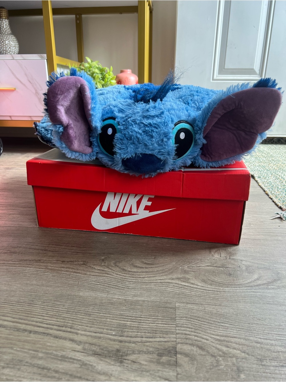 Pillow Pets Disney Lilo & Stitch Stuffed Animal Plush Toy Blue 13”x13”x8”